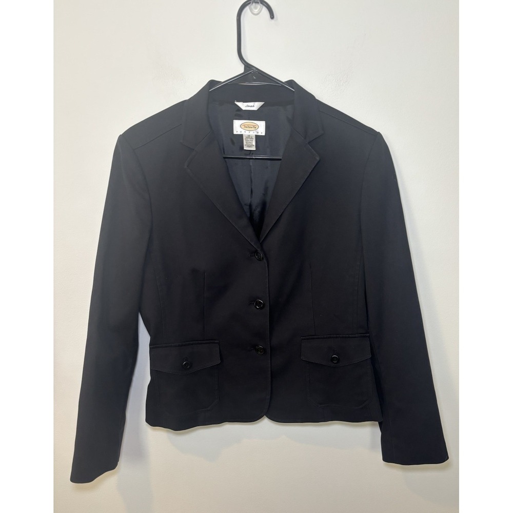 Talbots Petites Size 10‎ Womens Black Blazer